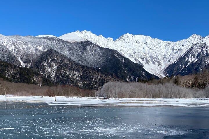 Kamikochi Taisho Pond Snowshoe Trek — Japan Alps Winter Trekking photo 2