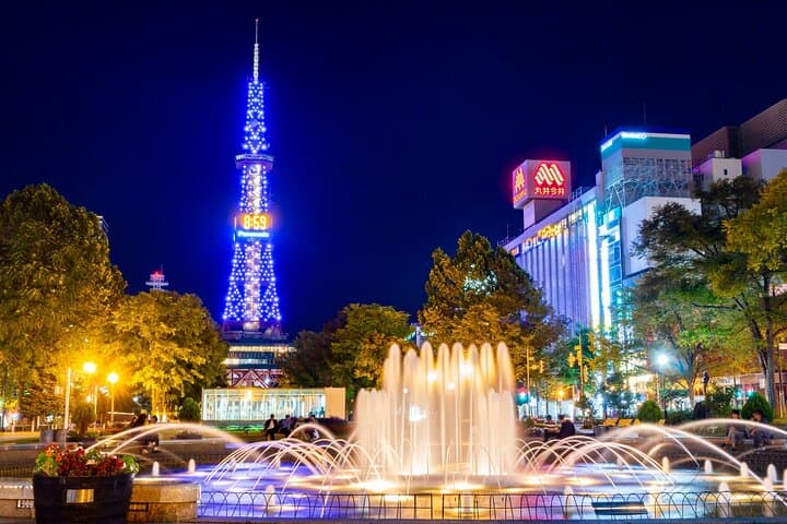 Sapporo Night Walking Tour: TV Tower & Illuminated Landmarks photo 2