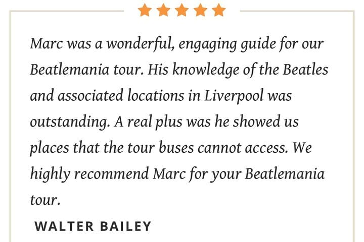 Private 4-Hour Beatles Tour in Liverpool: Penny Lane, Cavern Club & Childhood Homes photo 4