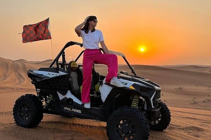 Drive the Red Dunes: 1-Hour Polaris Buggy Adventure with Camel Ride & Sandboarding photo 5