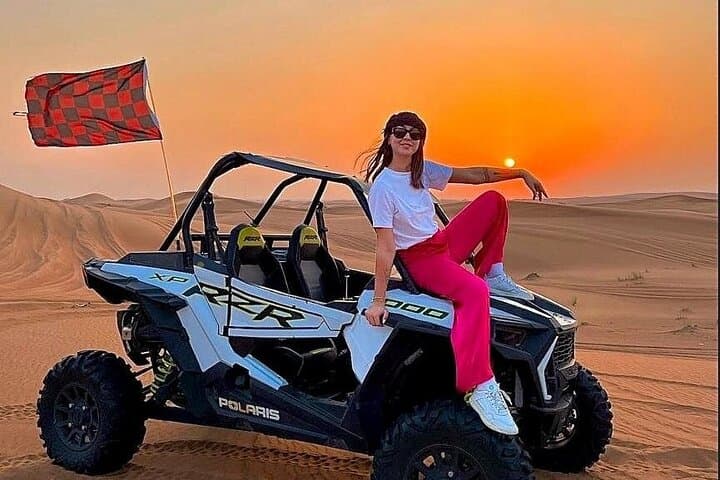Drive the Red Dunes: 1-Hour Polaris Buggy Adventure with Camel Ride & Sandboarding photo 6