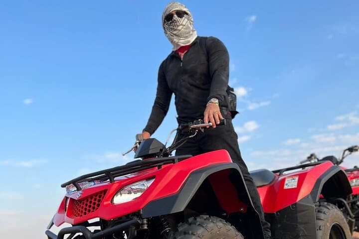Dubai Sunrise Desert Safari: Dune Bashing, Camel Ride & Arabic Breakfast photo 3