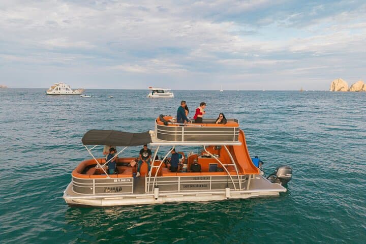 Private Two-Deck Yacht Charter in Cabo San Lucas — Snorkel, Sun & The Arch