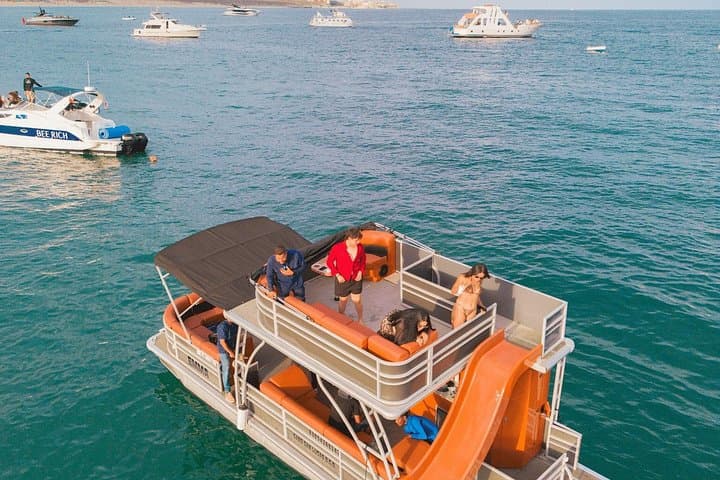 Private Two-Deck Yacht Charter in Cabo San Lucas — Snorkel, Sun & The Arch photo 3