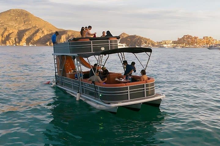 Private Two-Deck Yacht Charter in Cabo San Lucas — Snorkel, Sun & The Arch photo 5