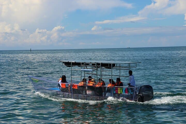 Invisible Boat to Rainbow Reef & Papa Doc Wreck — Clear-Hull Cruise from Freeport photo 6