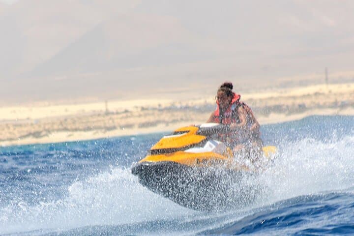 High-Speed Jet Ski Tour from Corralejo to Isla de Lobos