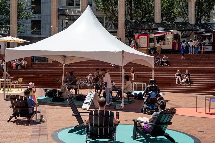 Historic Downtown Portland Walking Tour — Pioneer Courthouse Square & South Park Blocks photo 4