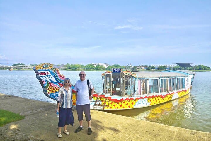 Hue Dragon Boat on the Perfume River — Thien Mu, Hon Chen & Royal Tombs photo 3