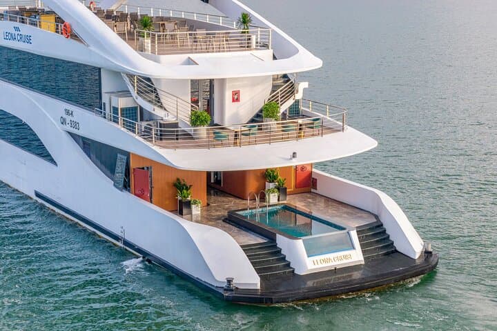 Luxury Halong Bay Day Cruise from Hanoi: Buffet, Jacuzzi & Island Stops photo 5