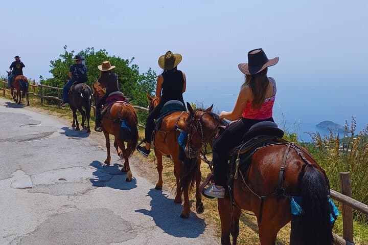 Sorrento Coastal Horseback Riding Tour from Sant'Agata