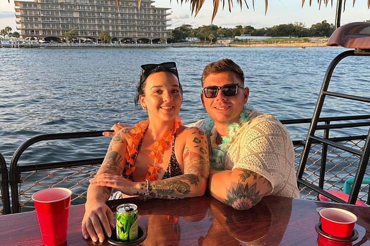 Sunset Cocktail Cruise to Crab Island — Tiki Pub Cruise in Destin photo 4