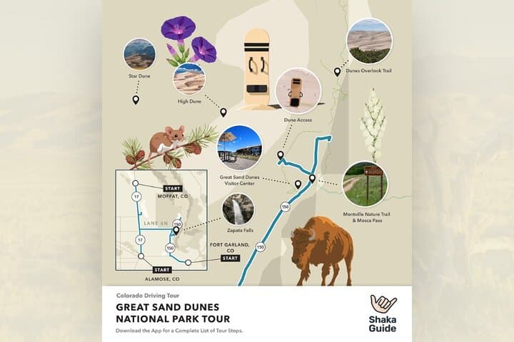 Great Sand Dunes Self-Guided Audio Tour — Dunes, Zapata Falls & Mosca Pass photo 3