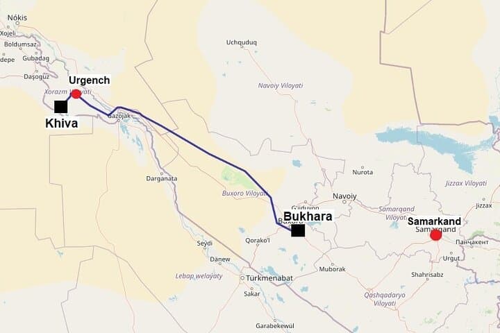 Khiva to Bukhara Private Transfer — Door-to-Door Silk Road Comfort