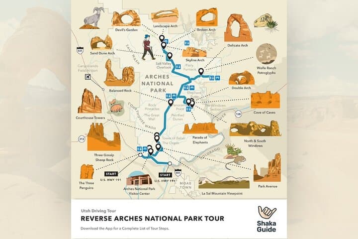 Reverse Arches National Park Self-Guided Audio Driving Tour (Beat the Crowds) photo 2