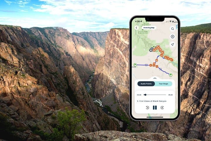 Black Canyon of the Gunnison Self-Guided Audio Driving Tour — North Rim & South Rim Highlights