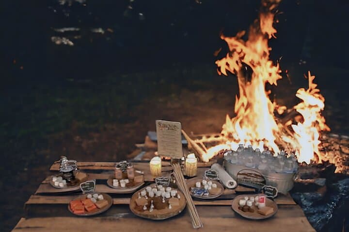 Sunset S'mores and Owl Call: Private Island Campfire Near Myrtle Beach