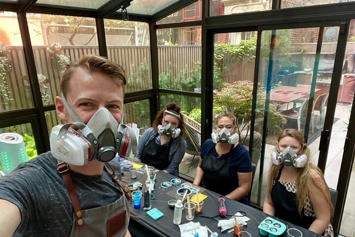 Create Resin Artwork in a Nolita Artist's Studio — Hands-On NYC Art Workshop photo 6