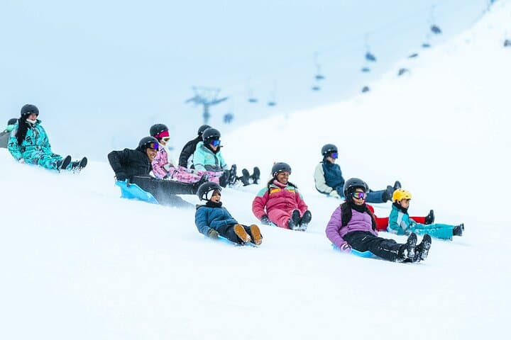 Parque Farellones Snow Day from Santiago — Tubing, Sledding & Canopy Adventures