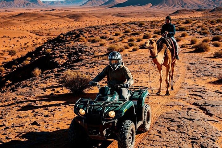 Agafay Desert Sunset Quad & Camel Tour from Marrakech with Dinner photo 2