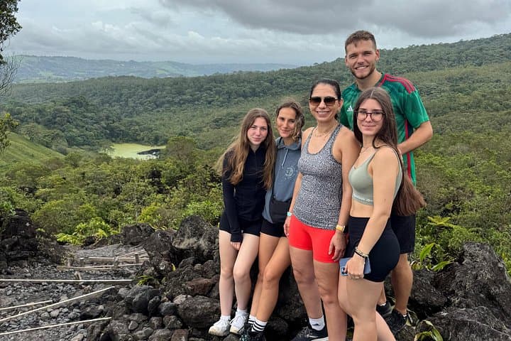 Volcano Hike and Zipline Adventure with Hot Springs in La Fortuna, Costa Rica photo 3