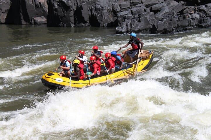 Zambezi Rafting and Rhino Walk: Full-Day Batoka Gorge Combo from Livingstone photo 1