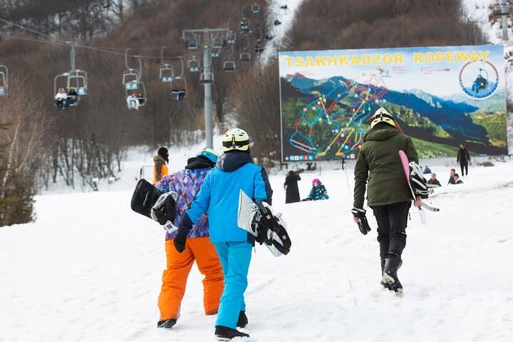 Tsaghkadzor and Lake Sevan Winter Day Tour from Yerevan — Ski, Monasteries & Ropeway
