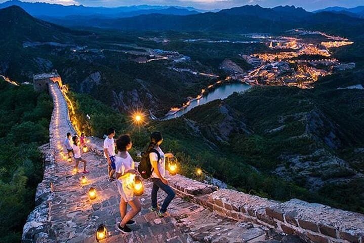 Simatai Great Wall by Night: Gubei Water Town Evening Adventure from Beijing