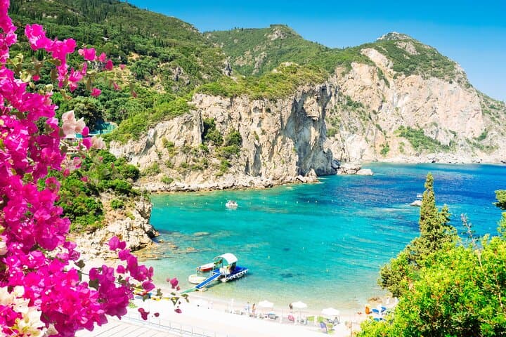 Private West Coast Corfu Tour: Paleokastritsa, Lakones & Angelokastro