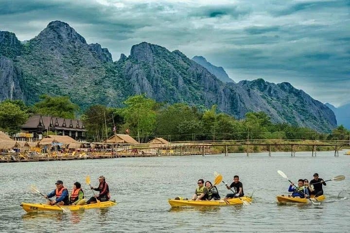 Kayak to Pak Ou Caves: Mekong & Nam Ou Day Paddle from Luang Prabang photo 1