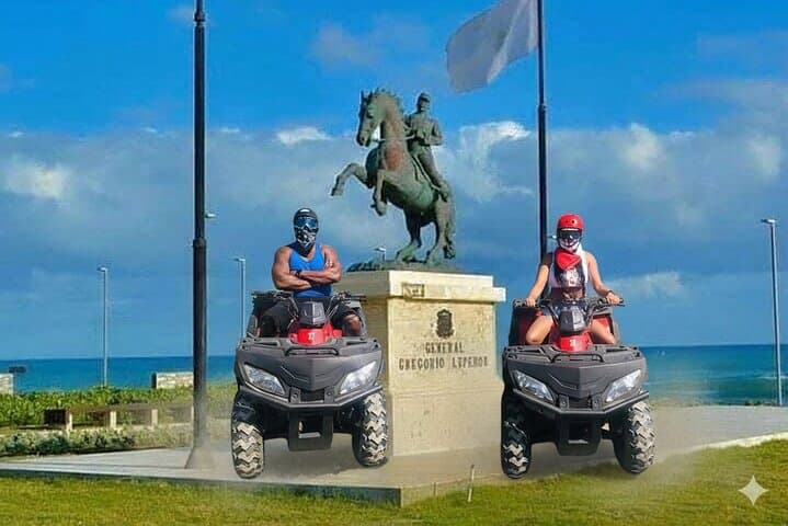 ATV & City Combo — Puerto Plata Monkeys, Rum & Historic Fort