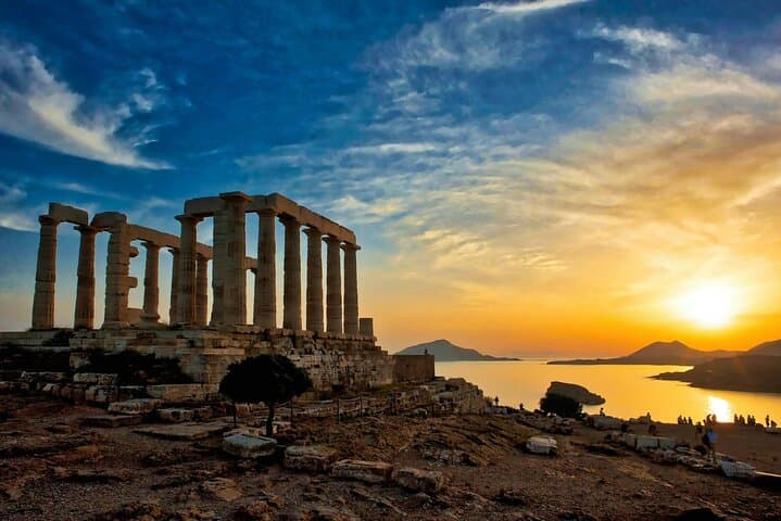 Sunset at Cape Sounion: Private Half-Day Temple of Poseidon Tour from Athens