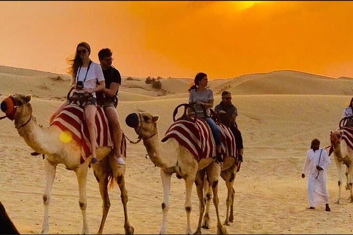 Doha Desert Safari & Inland Sea Tour — 4x4 Dune Bashing, Sandboarding & Camel Ride photo 3