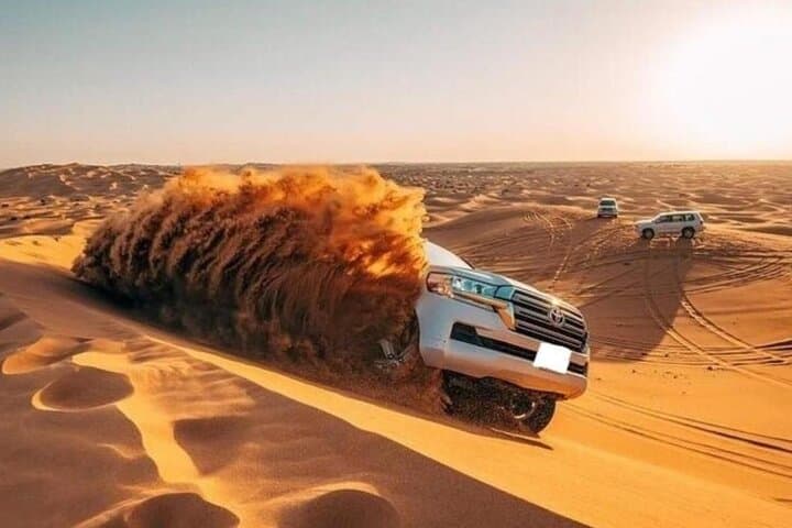 Doha Desert Safari & Inland Sea Tour — 4x4 Dune Bashing, Sandboarding & Camel Ride photo 2