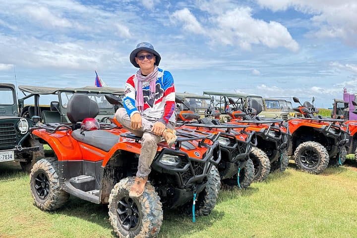 Siem Reap Countryside Quad Bike & Tonlé Sap Sunset Ride