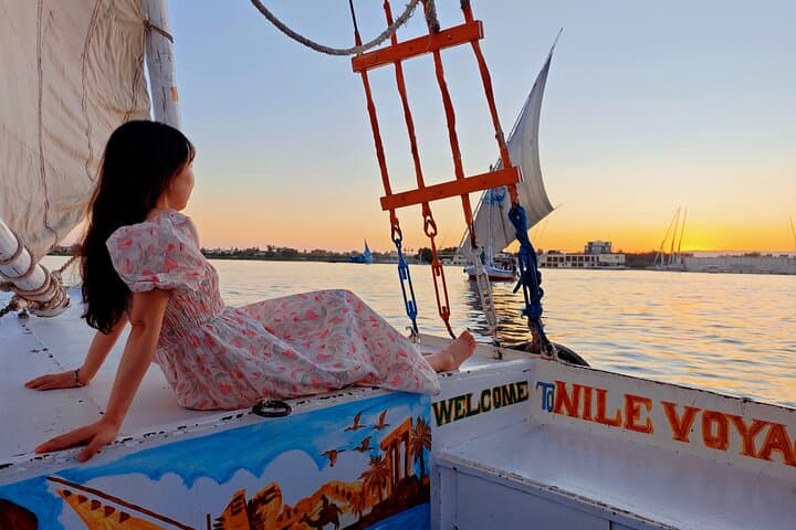 Private Felucca Sunset Cruise on the Nile in Luxor — 2-Hour Evening Sail photo 3