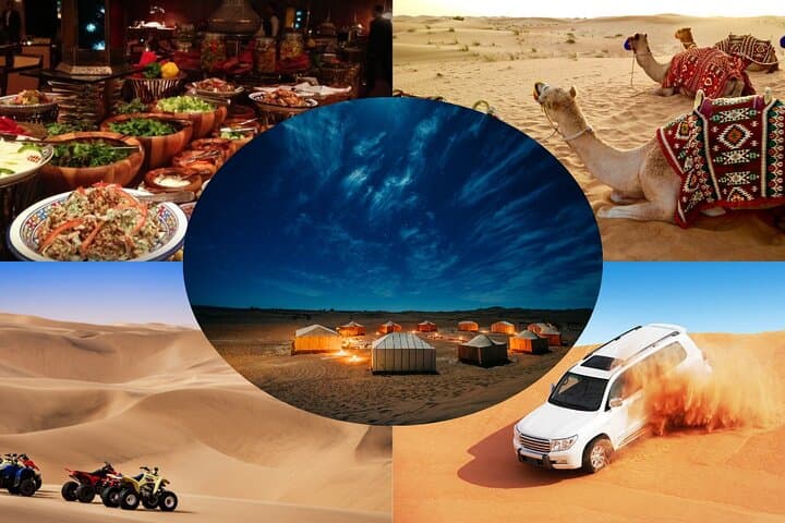 Qatar Overnight Desert Safari: Dune Bashing, Stargazing & Sandboarding Camp