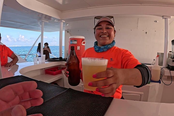 Cancun Dancer Catamaran Cruise to Isla Mujeres — Snorkel, Beach & Open Bar photo 5