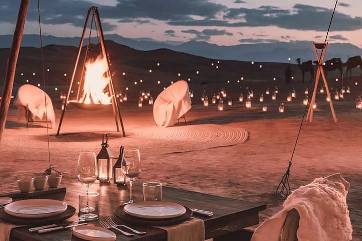 Agafay Desert Sunset Dinner with Live Berber Music & Fire Show near Marrakech photo 4