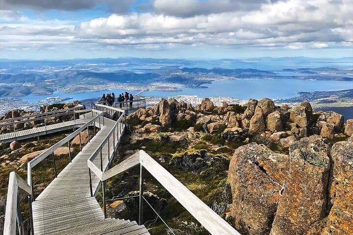 Hobart Adventurer Day Tour: Lake Dobson, Russell Falls, Bonorong & kunanyi Summit