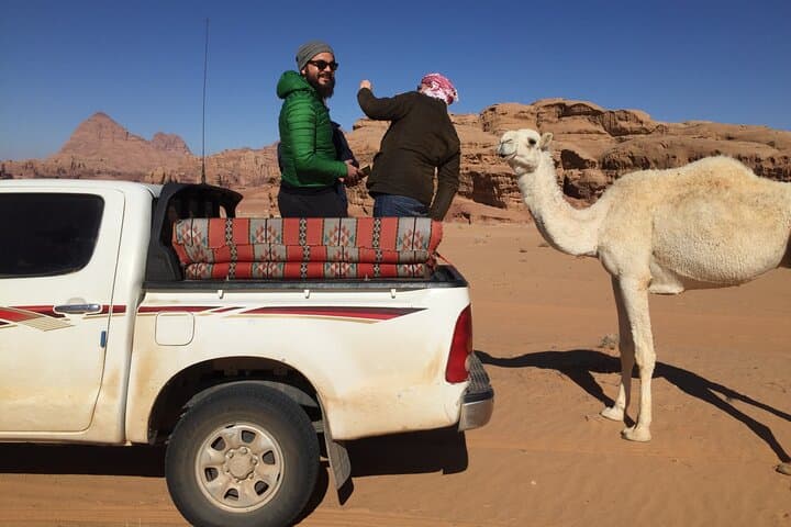 Wadi Rum Full-Day Jeep Tour with Bedouin Lunch & Sandboarding photo 4