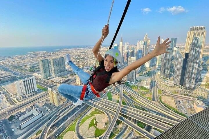 Edge Walk and Glass Slide at Sky Views Observatory — Dubai Skyline Thrill photo 2