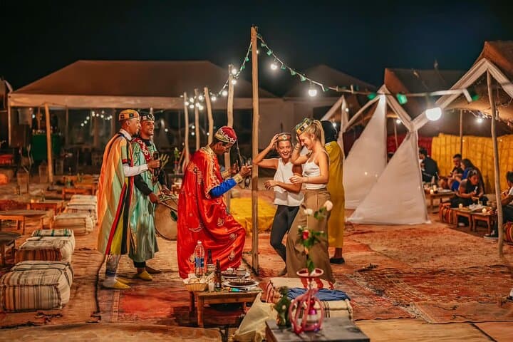 Sunset Agafay Desert Dinner, Camel Ride & Pool Experience near Marrakech photo 2