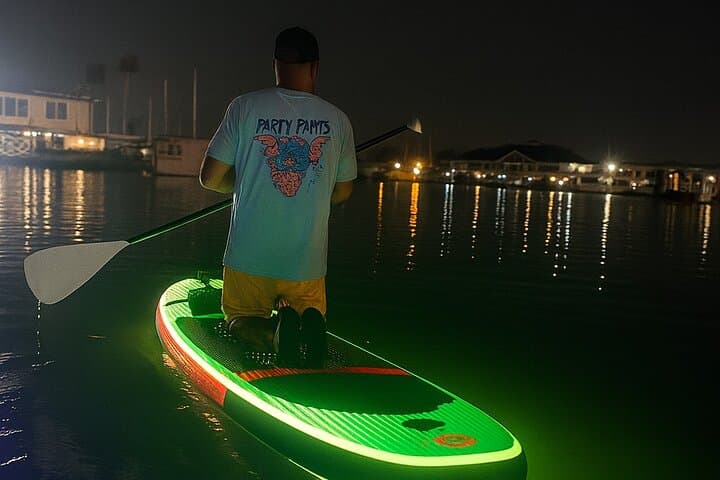 Nighttime iSUP Glow Paddleboard Adventure on Daytona's Halifax River photo 2