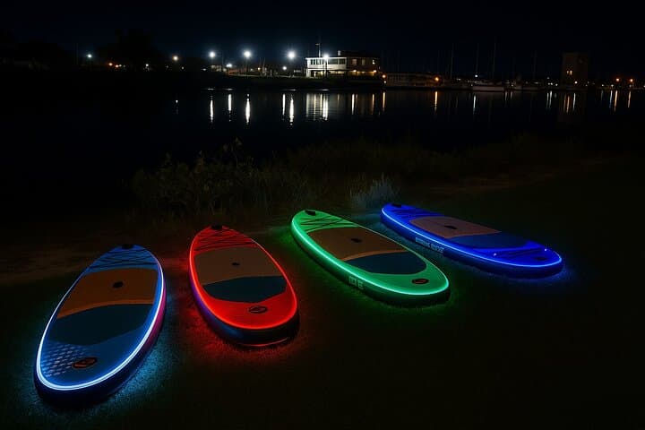 Nighttime iSUP Glow Paddleboard Adventure on Daytona's Halifax River