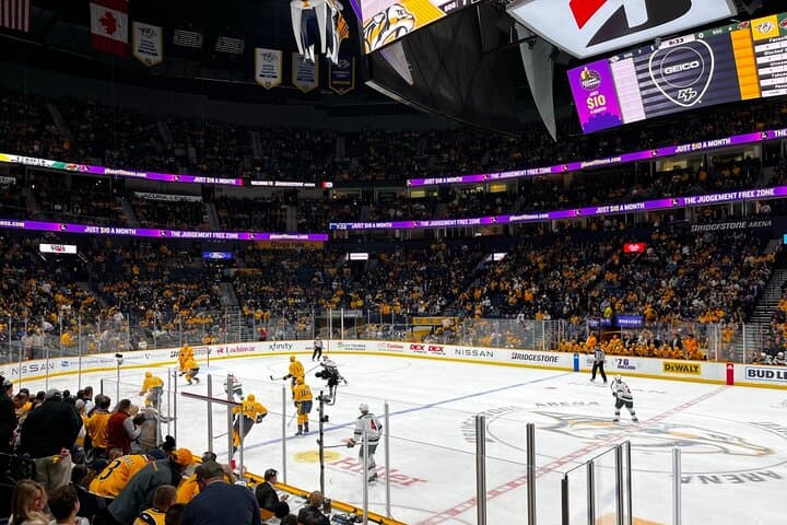 Experience Nashville Predators: Live NHL Action at Bridgestone Arena