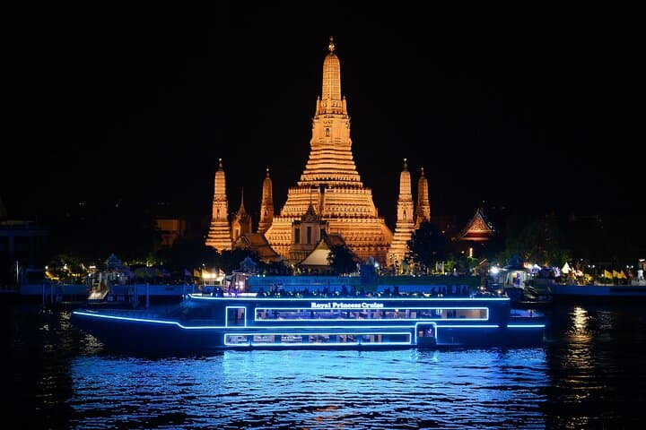 Bangkok Royal Princess Chao Phraya Dinner Cruise — Night Buffet & Riverside Landmarks photo 2