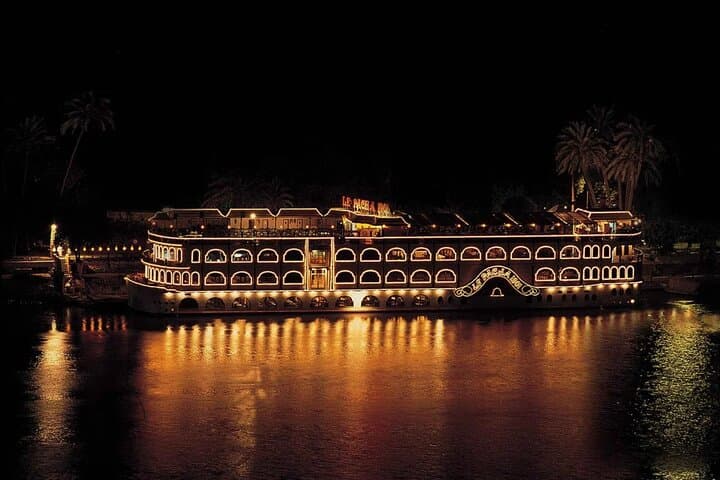 Cairo Nile Dinner Cruise: Nighttime Buffet, Belly Dance & Tanoura Show