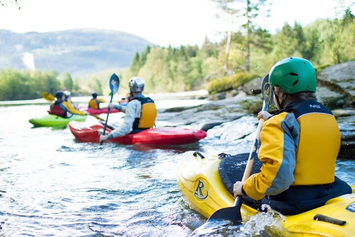 Vosso River Guided Kayak for Beginners: Easy Half-Day Paddle from Voss
