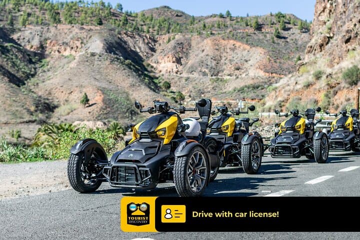 Can‑Am Ryker 3‑Wheel Tour from Maspalomas — Gran Canaria Coastal & Mountain Ride
